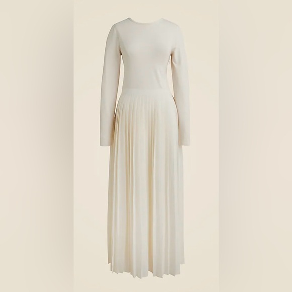 j crew pleated ballet dress Pleated Ballet Dress In Stretch Cotton Blend For Women